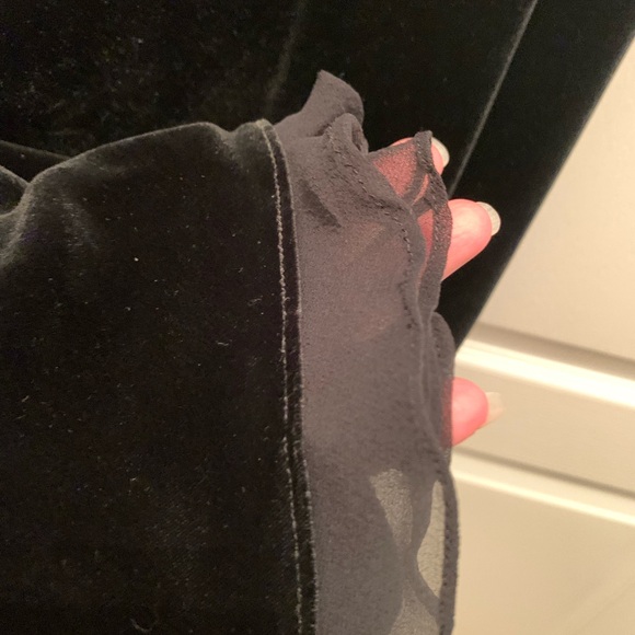 NEW Donna Rocco Elegant Black Velvet Embellished Dress 10 - Picture 6 of 7